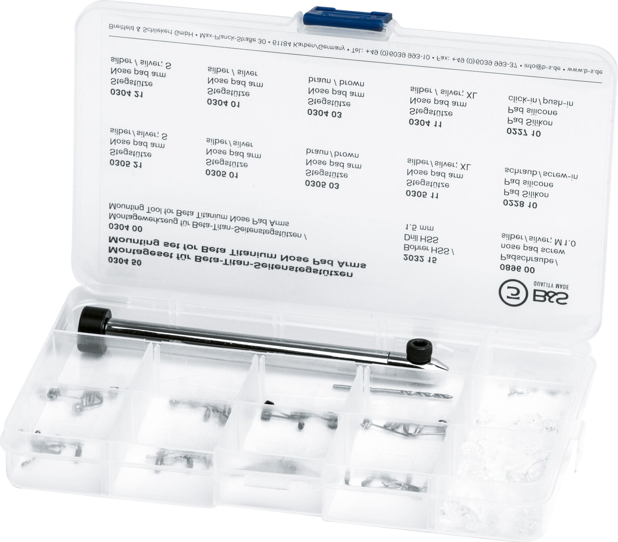Nose Pad Arms for Plastic Frames  Beta Titanium